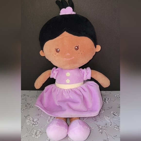 Onetoo Baby Soft Plush Milly Brown Skin Cuddly Buddy 13.5" Rag Doll - Picture 2 of 8